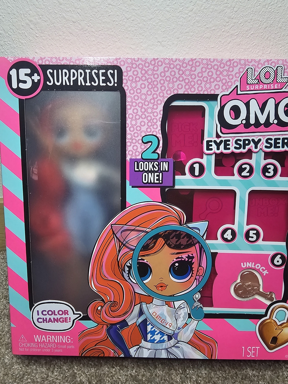 L.O.L. Surprise! O.M.G. Eye Spy Series Doll - Pink/Teal Accents